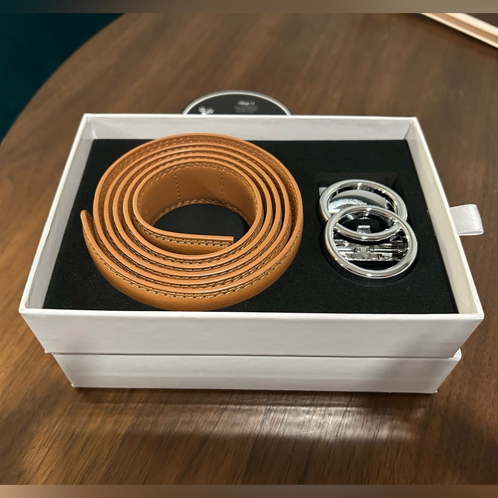 Bella Belt - Light Brown with Silver Buckle